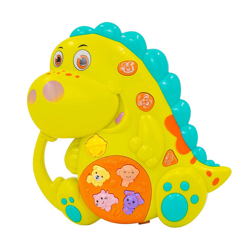 Teclado Piano Musical Bebê Brinquedo Infantil Som Dinossauro