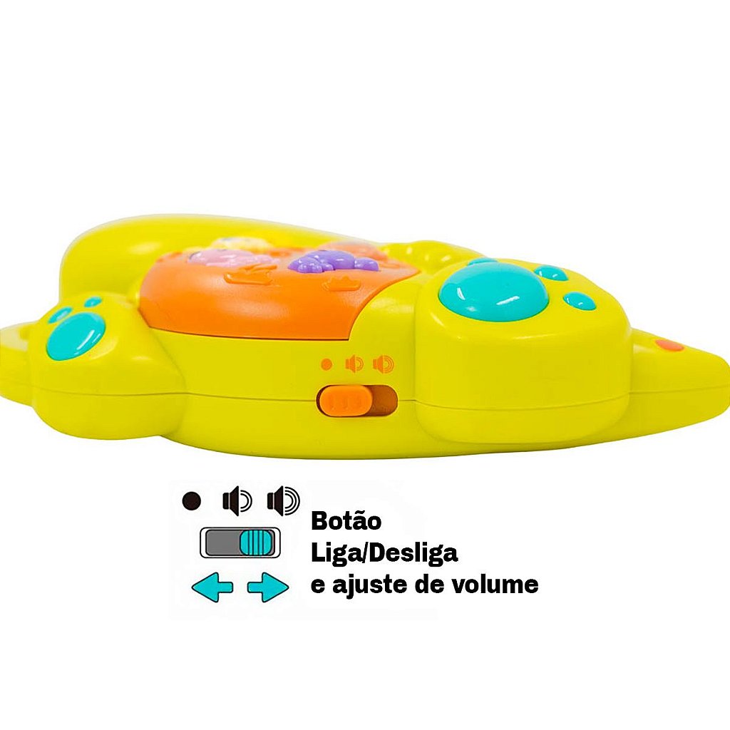 Teclado Piano Musical Bebê Brinquedo Infantil Som Dinossauro