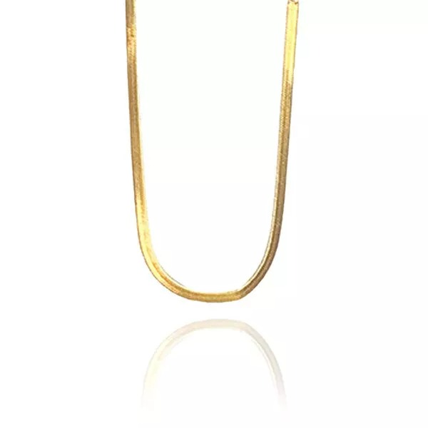 Pulseira Fita Folheado em Ouro 18k