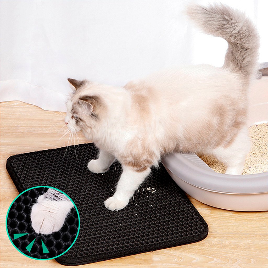 Tapete Higiênico Para Gato Coletor De Areia 30x45cm