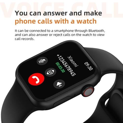 Smartwatch Hw9 Mini 41mm Serie 9 Com Pulseira Extra NFC Lançamento - Branco
