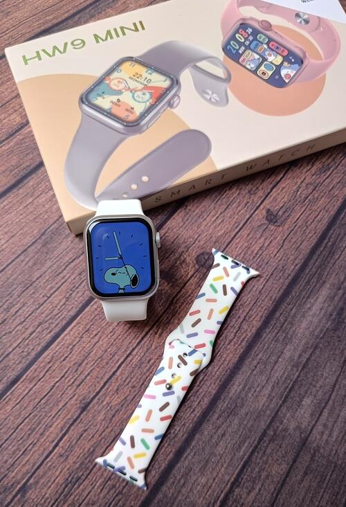 Smartwatch Hw9 Mini 41mm Serie 9 Com Pulseira Extra NFC Lançamento - Branco
