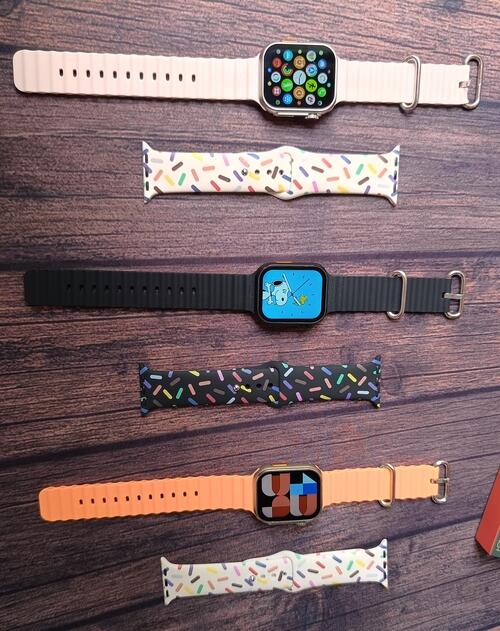 Smartwatch Hw9 Ultra Mini 41mm Serie 9 Com Pulseira Extra NFC Lançamento - Laranja