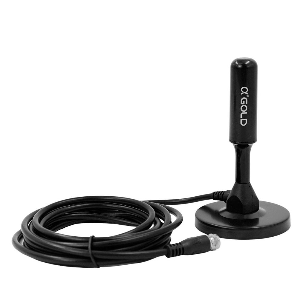 Antena Interna TV Digital Amplificada Televisão HDTV AGold