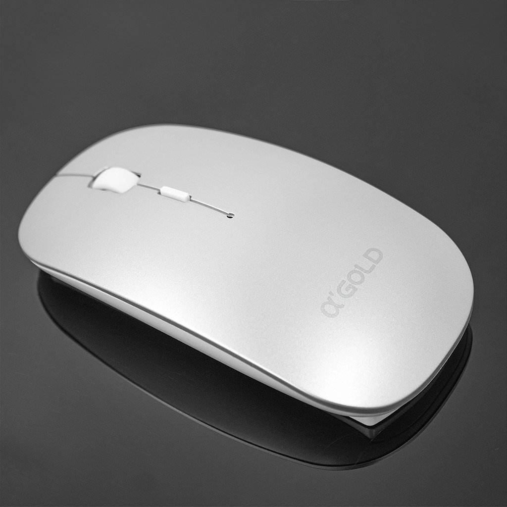Mouse Sem Fio 2.4GHZ Recarregável USB Ergonômico Wireless AGold