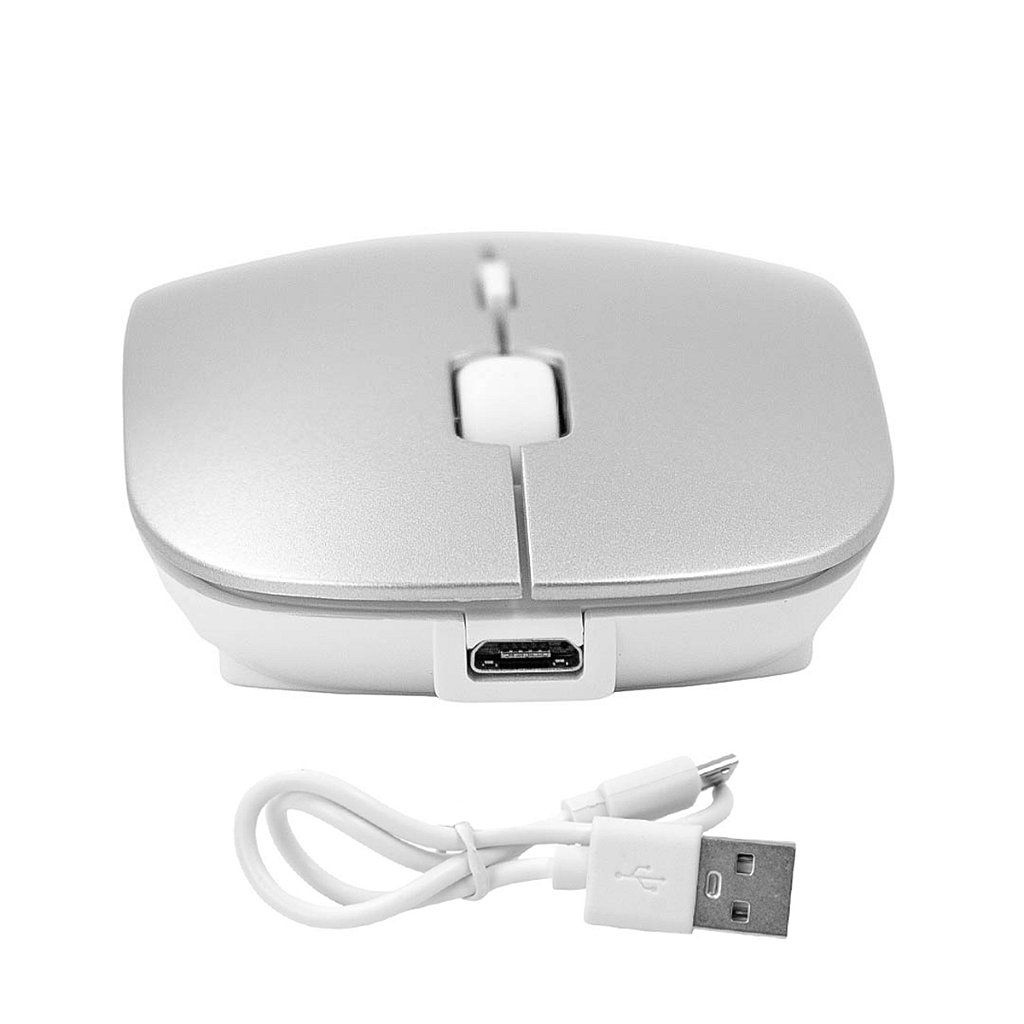 Mouse Sem Fio 2.4GHZ Recarregável USB Ergonômico Wireless AGold