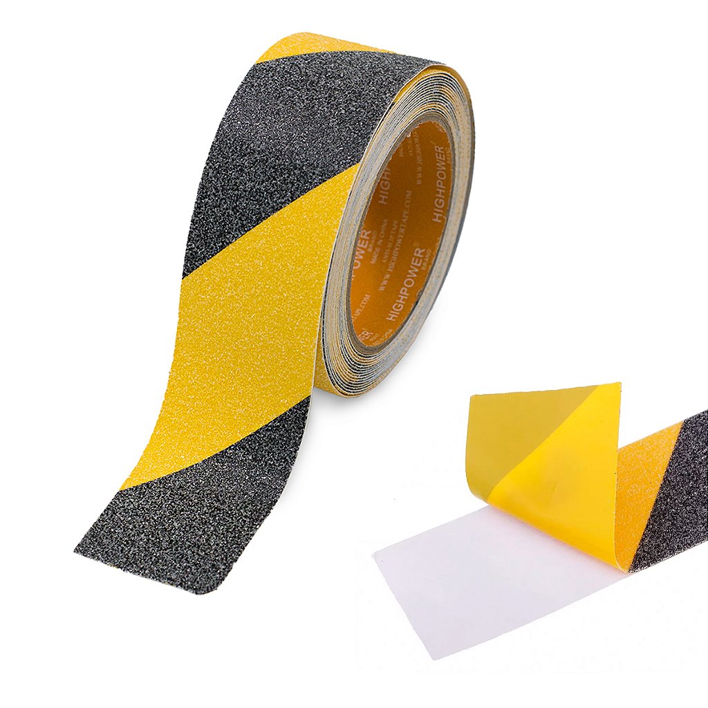 Fita Antiderrapante Autoadesiva Segurança Lixa Escada 5 Mts X 50mm