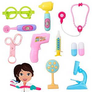 Kit Dentista Mini Doutor Médica Infantil Educativo
