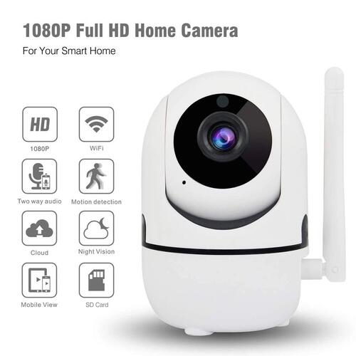 Camera Inteligente Ip Wifi 1080p Giratoria 360