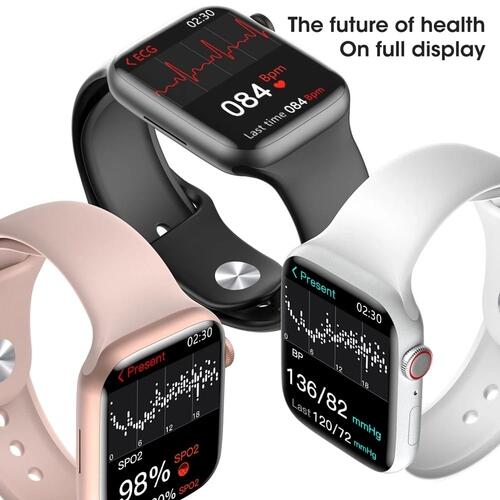Smartwatch W59+ Plus Serie 9 2GB de Memoria NFC Jogos Musica Lançamento - Branco