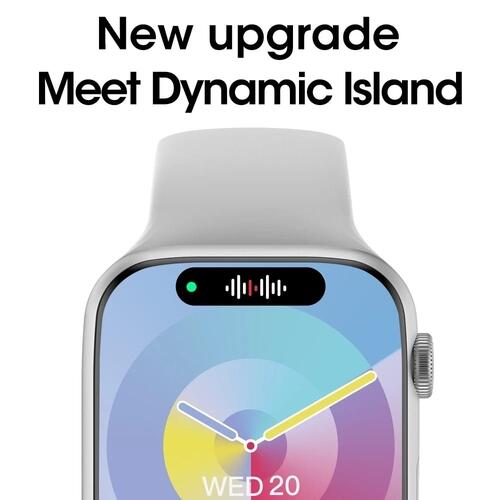 Smartwatch W59+ Plus Serie 9 2GB de Memoria NFC Jogos Musica Lançamento - Branco