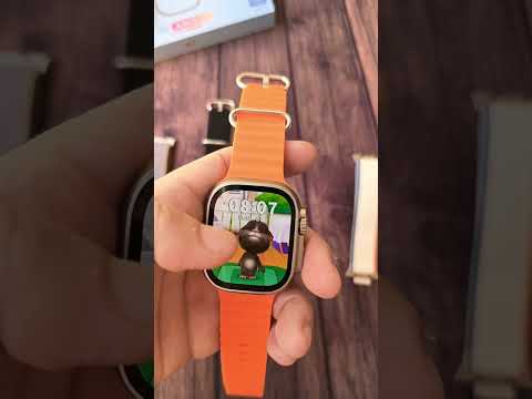 Smartwatch Hw69 Ultra 2 Amoled Serie 9 2GB Memoria NFC Jogos Pulseira extra Lançamento - Branco