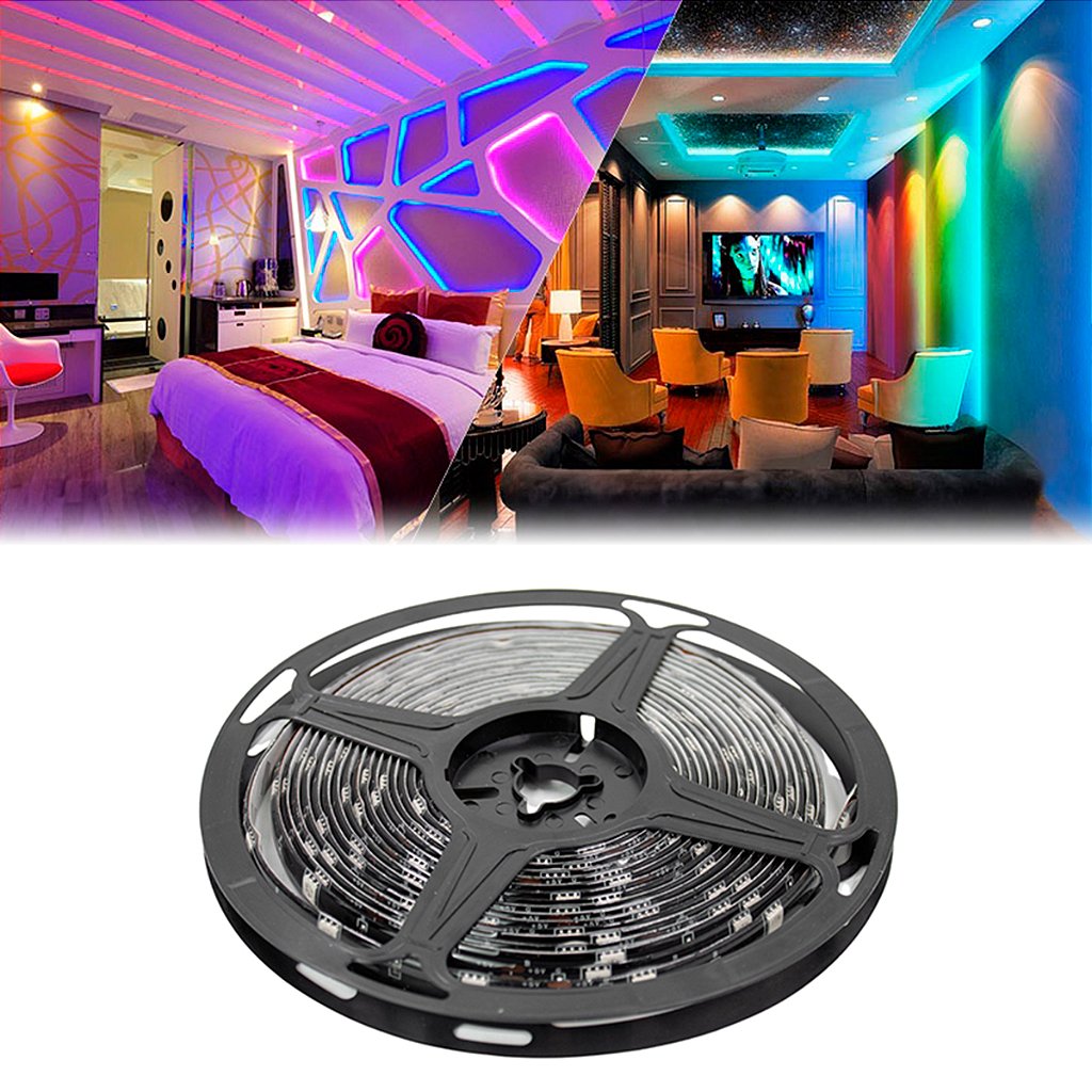 Fita Led Rgb Controle Via App Celular 5 Metros 5v USB Para Tv Pc Carro Quarto Decoração