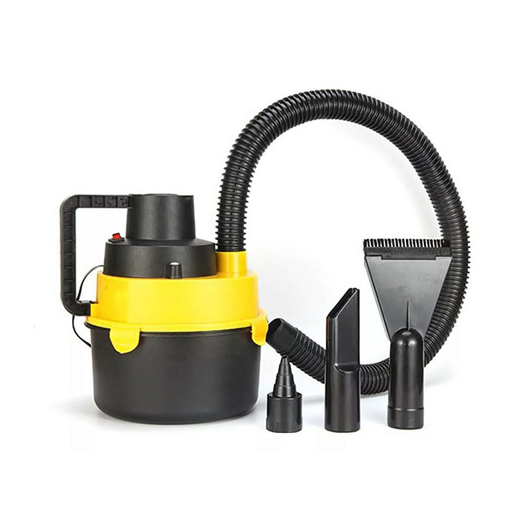 Aspirador De Pó Portátil Para Carro Automotivo De Mão 12V Compacto 90w Com Alça