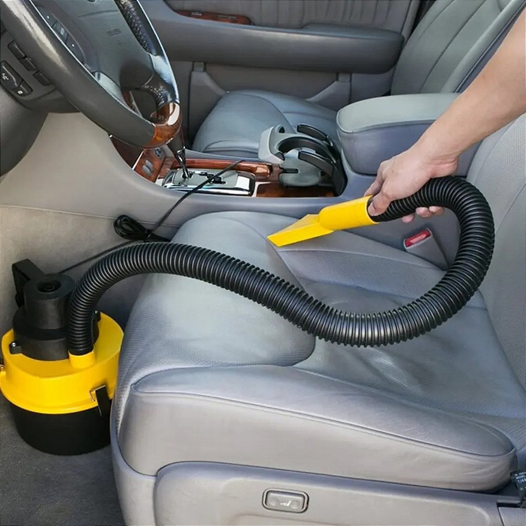 Aspirador De Pó Portátil Para Carro Automotivo De Mão 12V Compacto 90w Com Alça