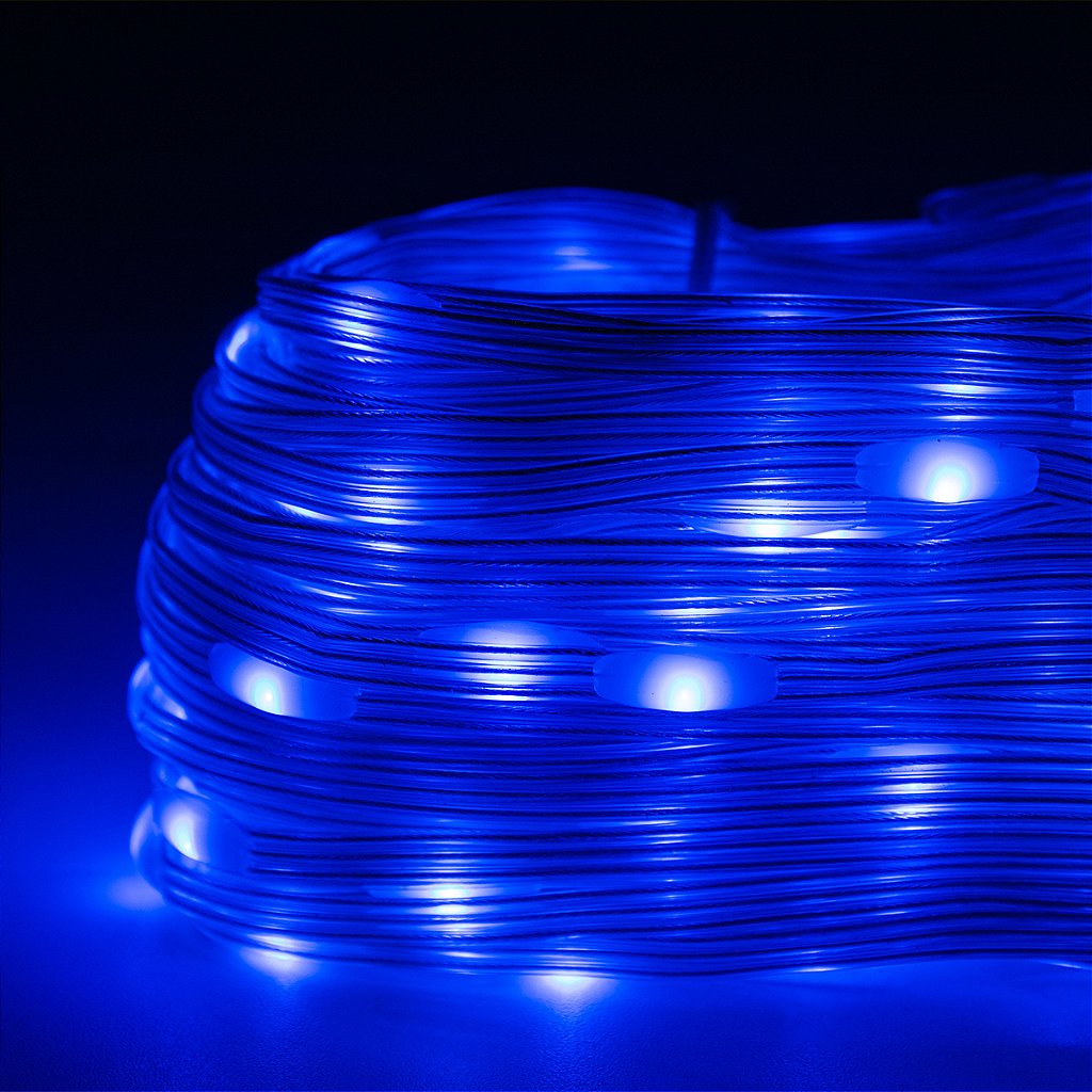 Led Pisca Linha Com 20 Metros Lâmpadas Tomada 8 Modos Natal Ano Novo
