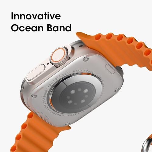 Smartwatch Ultra 9 Plus Serie 9 49mm Com NFC Trava Para Pulseiras Lançamento - Preto
