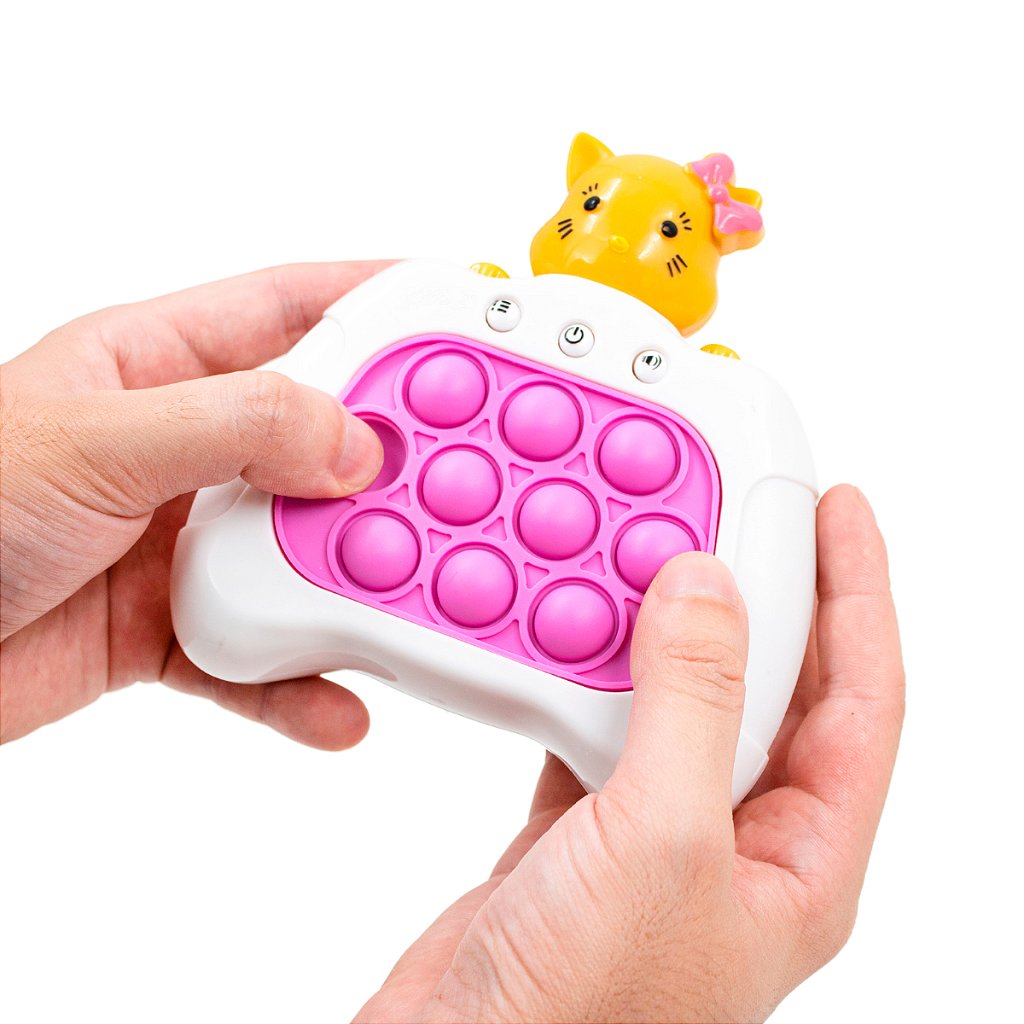 Pop It Eletrônico Mini Gamer Anti Stress Console Brinquedo Com Som