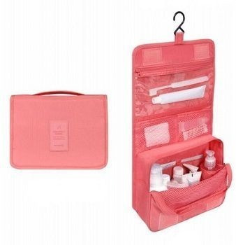 Necessaire Em Nylon Organizadora Higiene Para Viagem Higiene Em Nylon
