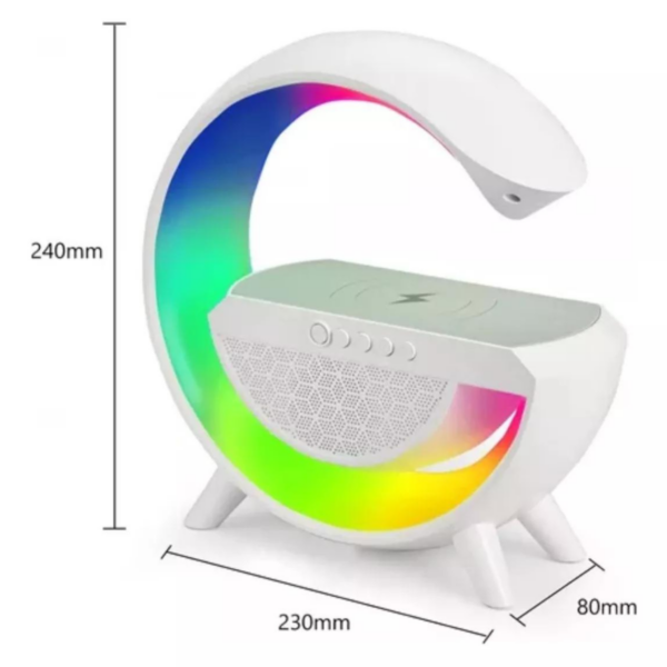 Luminária De Mesa G Speaker Smart Station Bluetooth C/ Som