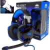 Fone De Ouvido Gamer Headset Knup Kp-455A Com Led Microfone