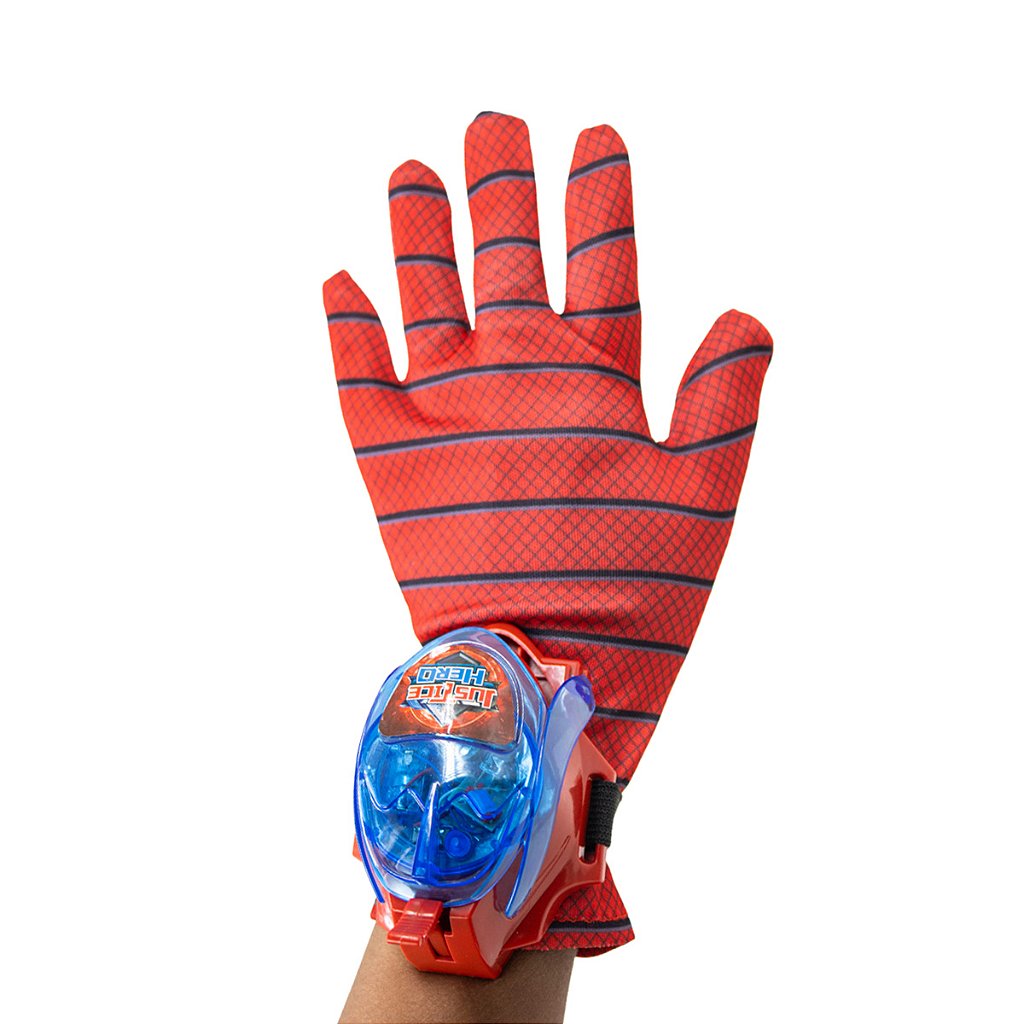 Luva Lançador Disco Aranha Brinquedo Presente Menino Com Som