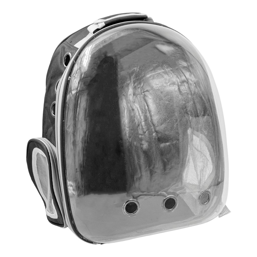 Mochila Pet Visão Panorâmica Gato Cachorro Cão Passeios Astronauta