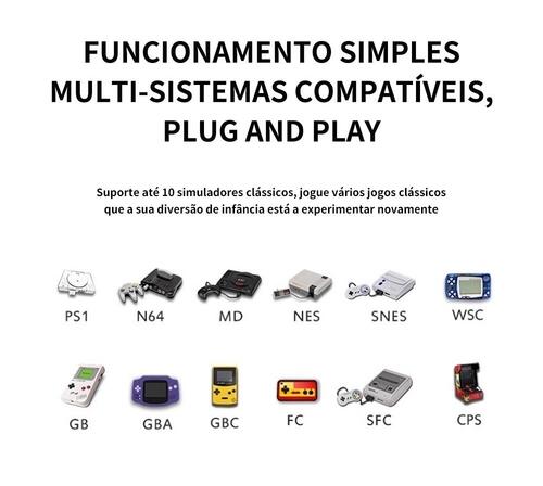 Game Stick 4K Retro Gd10 35.000 Jogos 2 Controles Sem Fio Original