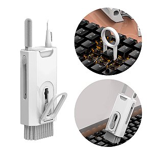 Kit Ferramentas De Limpeza Eletrônicos 8 Em 1 Teclado Headset Fones Notebooks Celulares