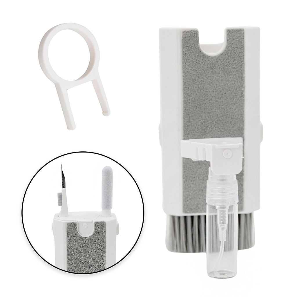 Kit Ferramentas De Limpeza Eletrônicos 8 Em 1 Teclado Headset Fones Notebooks Celulares
