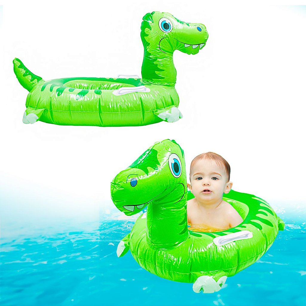 Boia Infantil Inflável Dinossauro Praia Piscina Criança Verão
