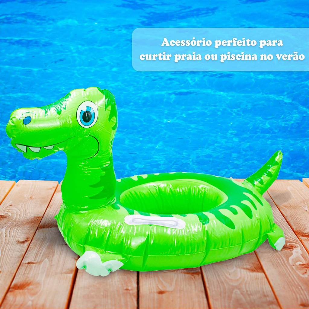 Boia Infantil Inflável Dinossauro Praia Piscina Criança Verão