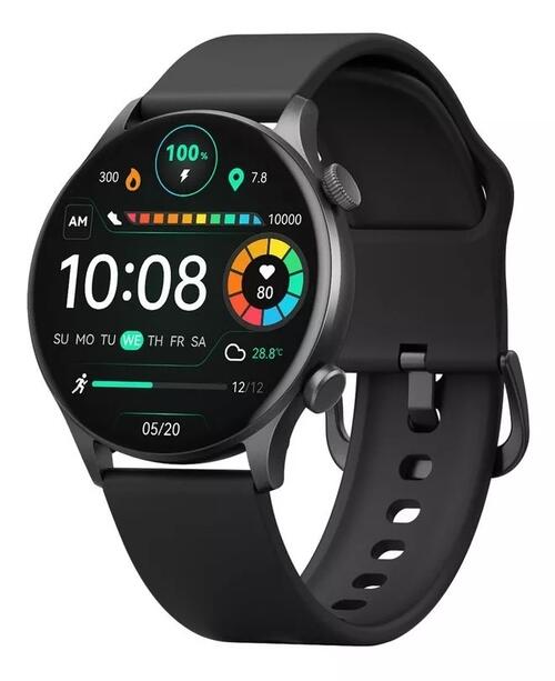 Smartwatch Xiaomi Haylou Solar Plus RT3 Amoled A Prova Dagua - Preto