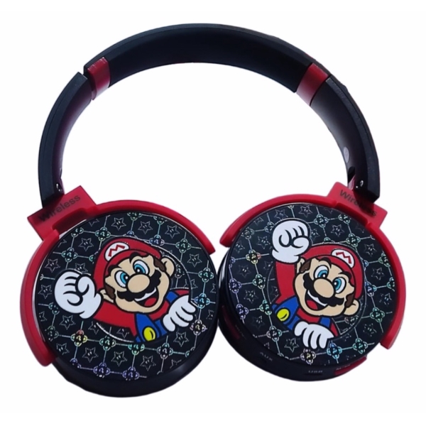 Fone De Ouvido Sem Fio Bluetooth Mário Bros Menino Menina