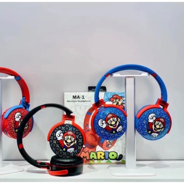 Fone De Ouvido Sem Fio Bluetooth Mário Bros Menino Menina