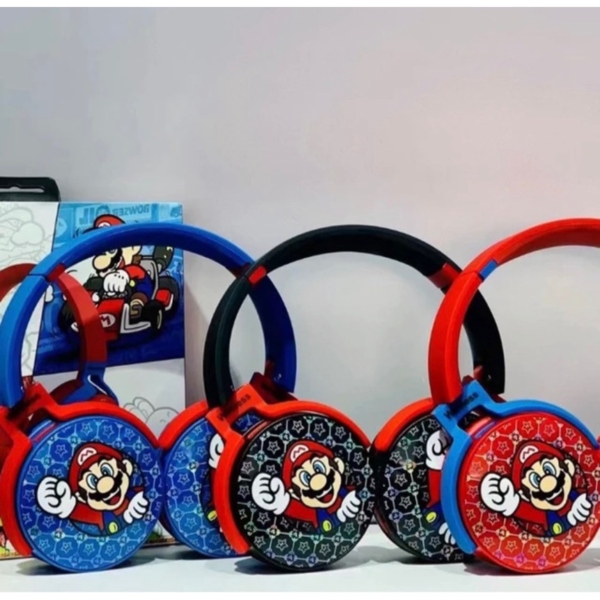 Fone De Ouvido Sem Fio Bluetooth Mário Bros Menino Menina