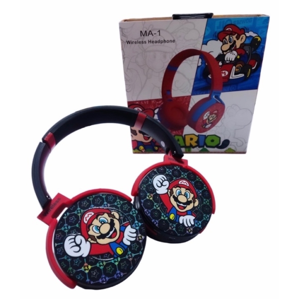 Fone De Ouvido Sem Fio Bluetooth Mário Bros Menino Menina