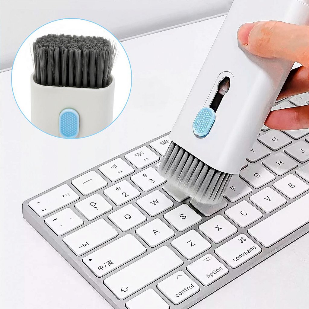 Escova Limpeza 7 Em 1 Teclado Fone Ouvido Celular Macia