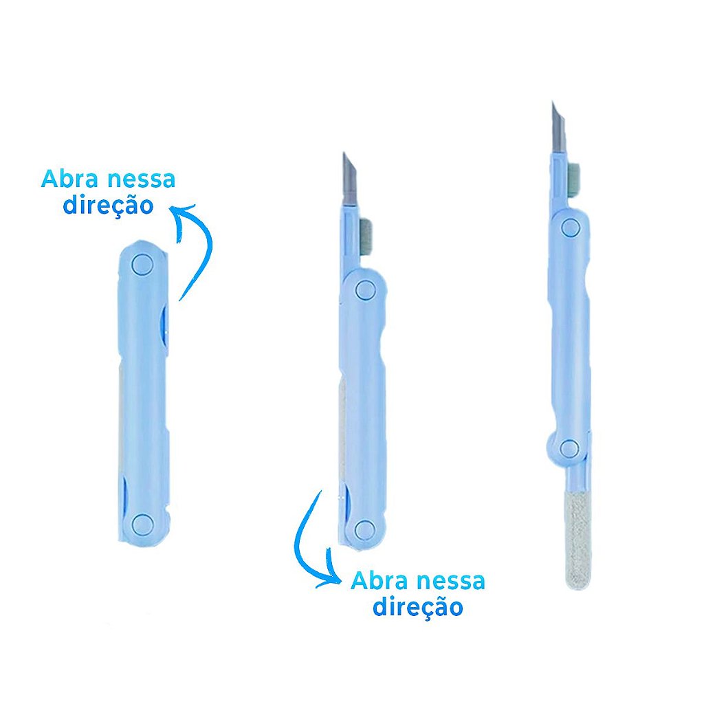 Escova Limpeza 7 Em 1 Teclado Fone Ouvido Celular Macia
