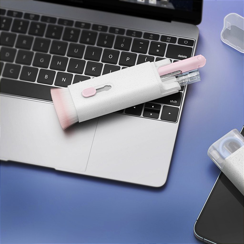 Escova Limpeza 7 Em 1 Teclado Fone Ouvido Celular Macia