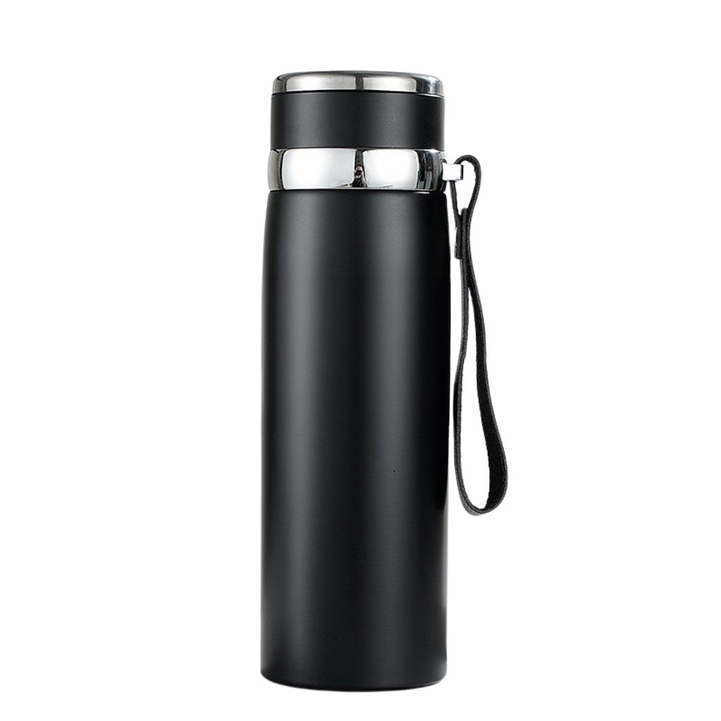 Garrafinha Térmica Aço Inox 800ml Água Gelada Quente C/ Vedação Academia Trilha