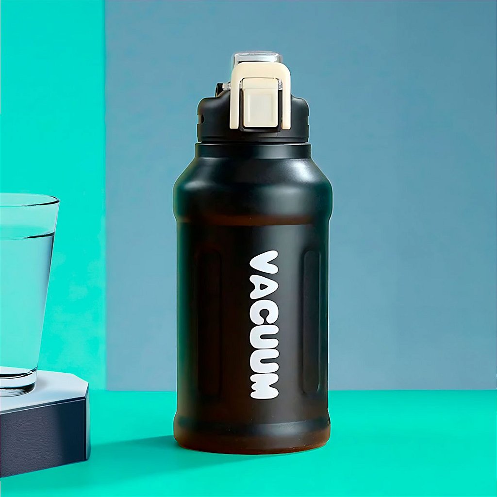 Garrafa Térmica Esportiva A Vácuo 600ml Aço Inox Bico Canudo