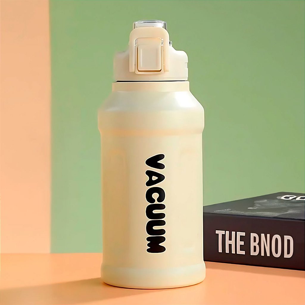 Garrafa Térmica Esportiva A Vácuo 600ml Aço Inox Bico Canudo