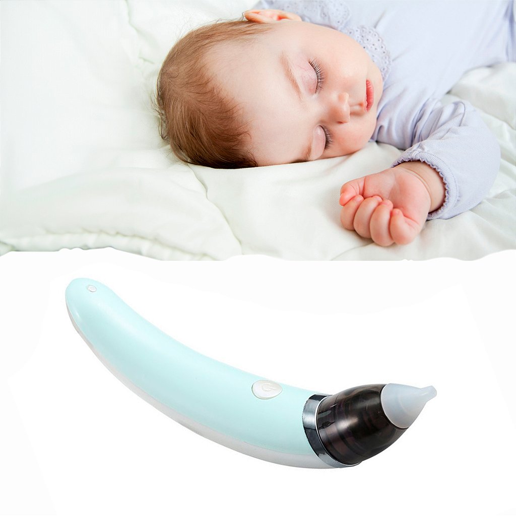 Aspirador Nasal Infantil Elétrico USB Bebê Limpeza De Nariz