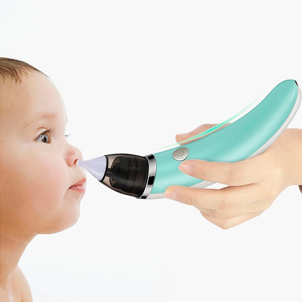 Aspirador Nasal Infantil Elétrico USB Bebê Limpeza De Nariz