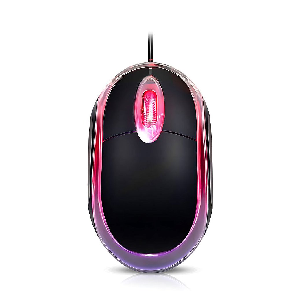 Mini Mouse Óptico Com Fio Usb Computador Notebook Lehmox LEY-28