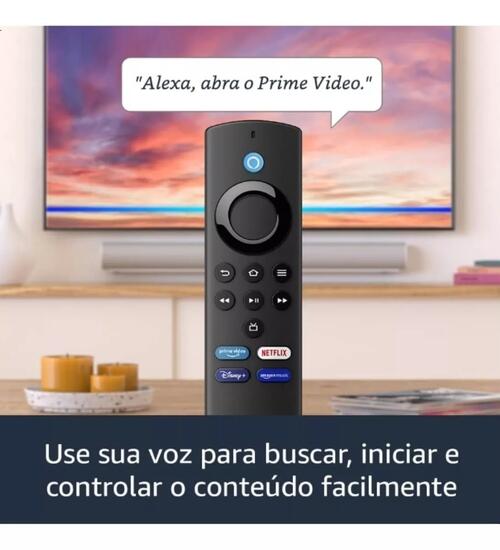Fire TV Stick Lite 2º Geração | Streaming em Full HD com Alexa | Com Controle Remoto Lite por Voz
