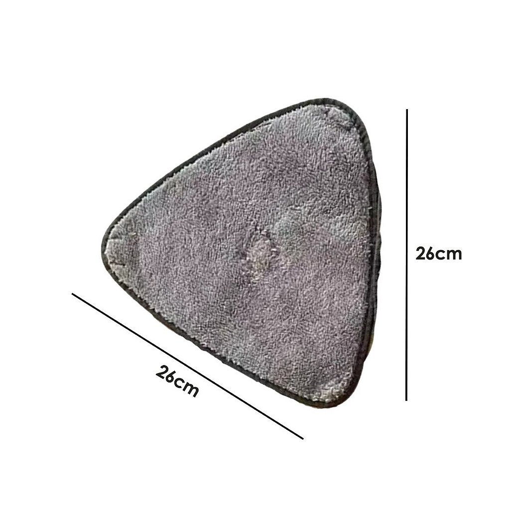 Refil Mop Para Esfregão Triangular 2 Unidades Alta Absorção