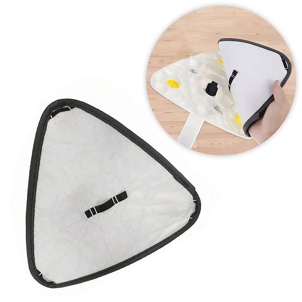 Refil Mop Para Esfregão Triangular 2 Unidades Alta Absorção