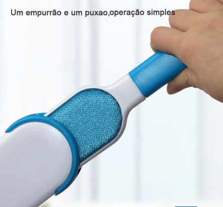 Escova Tira Pelos Pet Fur Removedora Roupa Sofa Kit Com 2